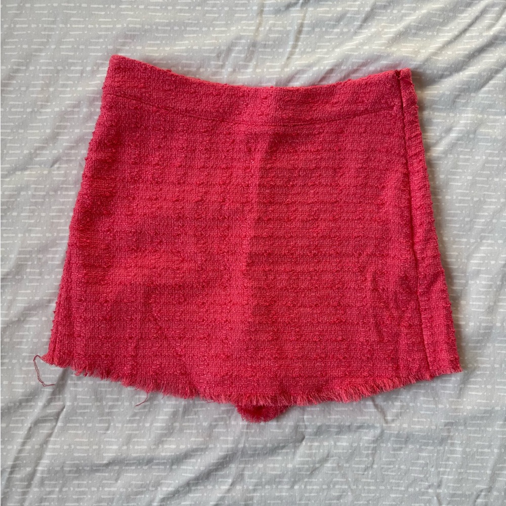 Zara Pink Tweed Skort